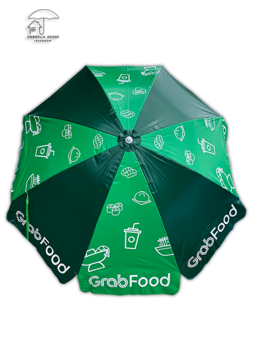 ร่มสนามโฆษณาแบรนด์-Grabfood